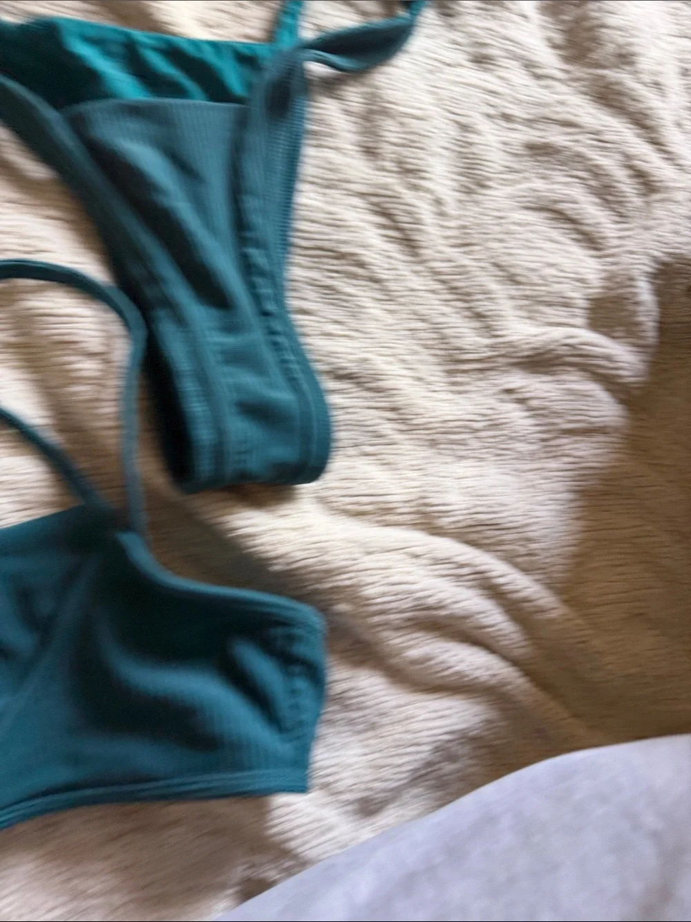 Lovers + Friends Teal Cheeky bikini - Picture 3 of 4